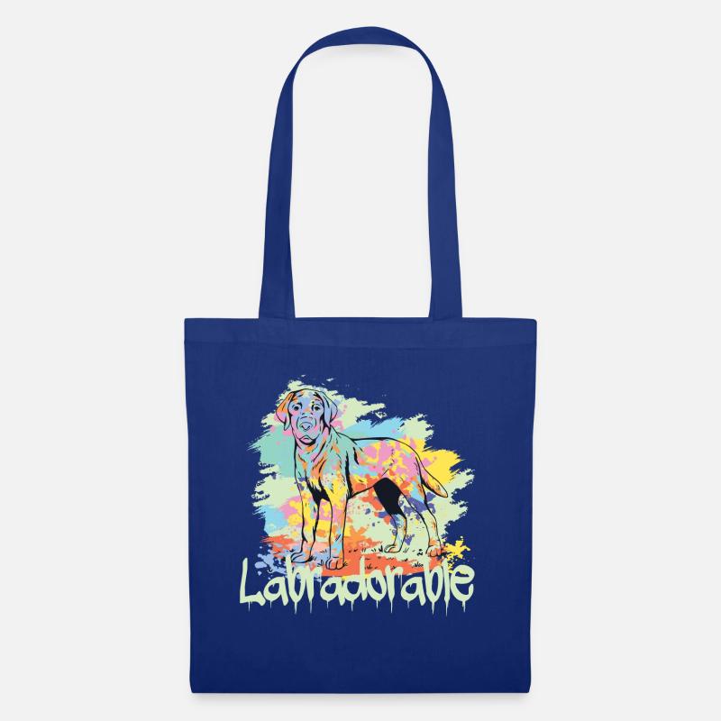Labradorable Labrador Hund Hunde Geschenk design - Stoffbeutel - Royalblau