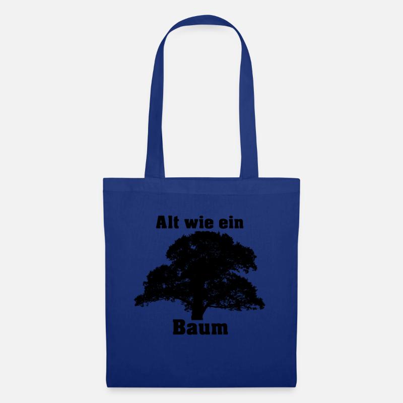 Alt wie ein Baum - Stoffbeutel - Royalblau