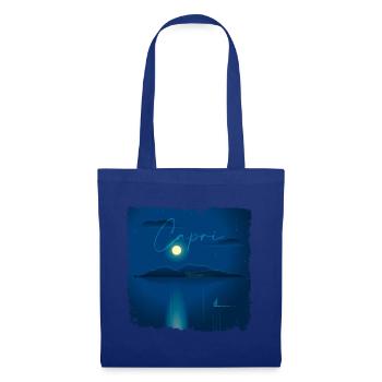 Capri de nuit - Sac en tissu - bleu royal - Devant