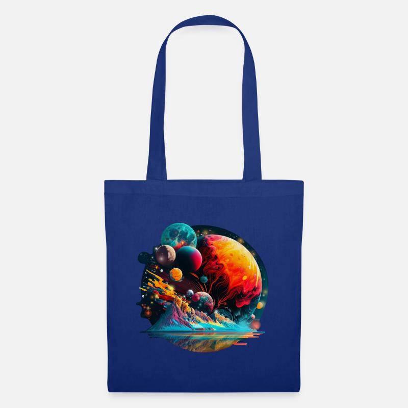Solar system alignment frenzy - Tote Bag - royal blue
