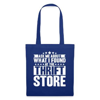 Vente à la ferme Thrifting - Sac en tissu - bleu royal - Devant