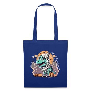 Tyrannosaurus Trex Halloween - Stoffbeutel - Royalblau - Vorne
