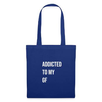 Declaration of love to girlfriend - Tote Bag - royal blue - Front
