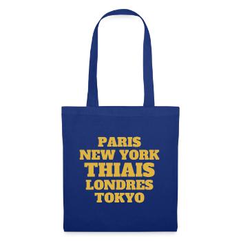 Thiais Style - Unique streets, unique style. - Sac en tissu - bleu royal - Devant