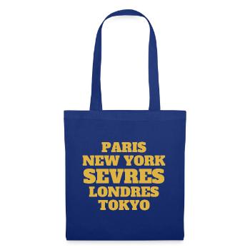 Sevres Style - Unique streets, unique style. - Sac en tissu - bleu royal - Devant