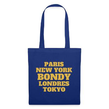 Bondy - Unique streets, unique style. - Sac en tissu - bleu royal - Devant