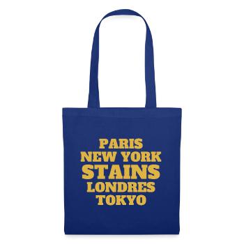 Stains Style - Unique streets, unique style. - Sac en tissu - bleu royal - Devant