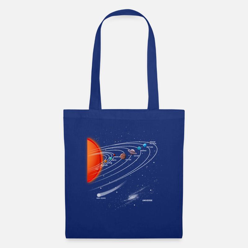 Solar system planets Milky Way astronomy - Tote Bag - royal blue