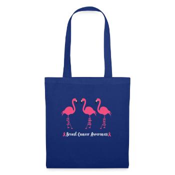 Brustkrebs Awareness Design für alle, die Pink - Stoffbeutel - Royalblau - Vorne