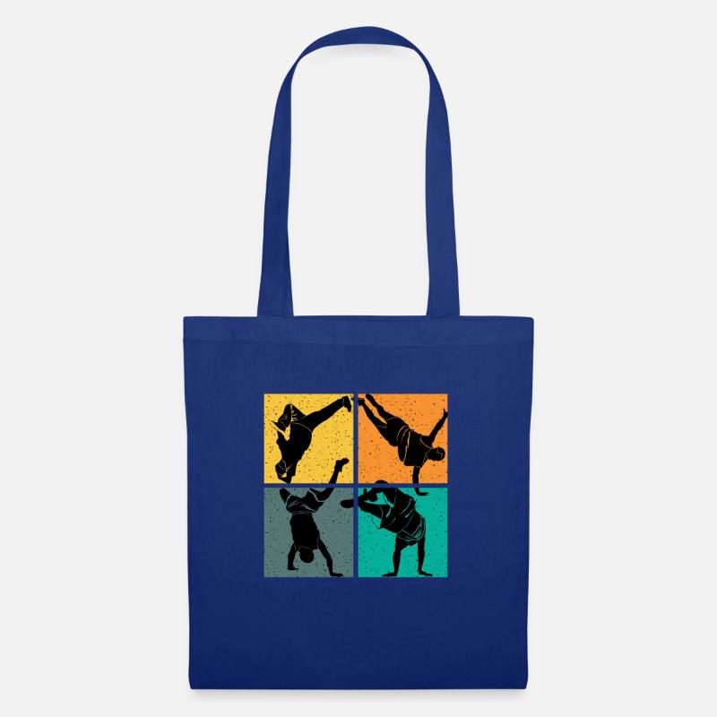 Breakdance Dance Vintage - Stoffbeutel - Royalblau