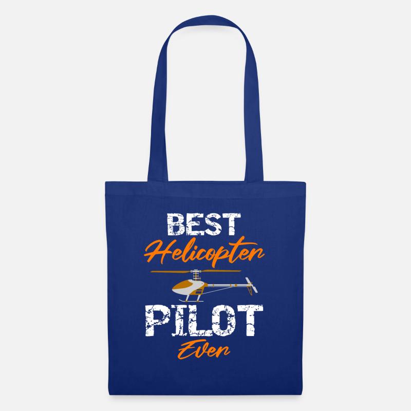 Best Helicopter Pilot Ever RC Hubschrauber Heli - Stoffbeutel - Royalblau