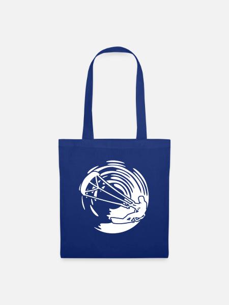 Kitesurfen Geschenk Kiteboarding Kitesurfer Gesche - Stoffbeutel - Royalblau