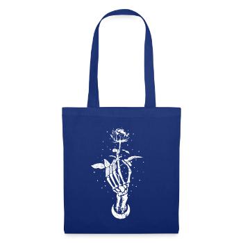 Okklutismus Occult Rose Hand Witchcraft Mond Tarot - Stoffbeutel - Royalblau - Vorne