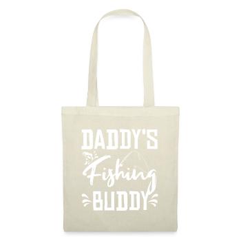 Daddy’s fishing buddy fils fille enfant - Sac en tissu - nature - Devant