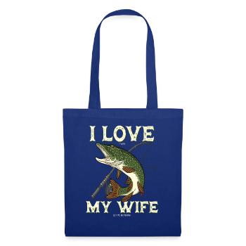 Fishing pike predator for angler saying gift - Tote Bag - royal blue - Front