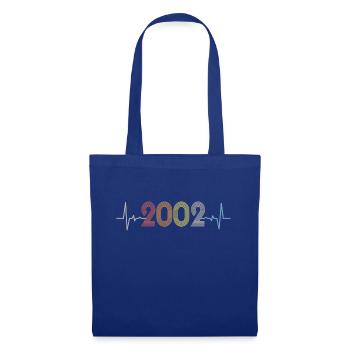 Heartbeat Retro Birthday Vintage 2002 Vintage - Tote Bag - royal blue - Front