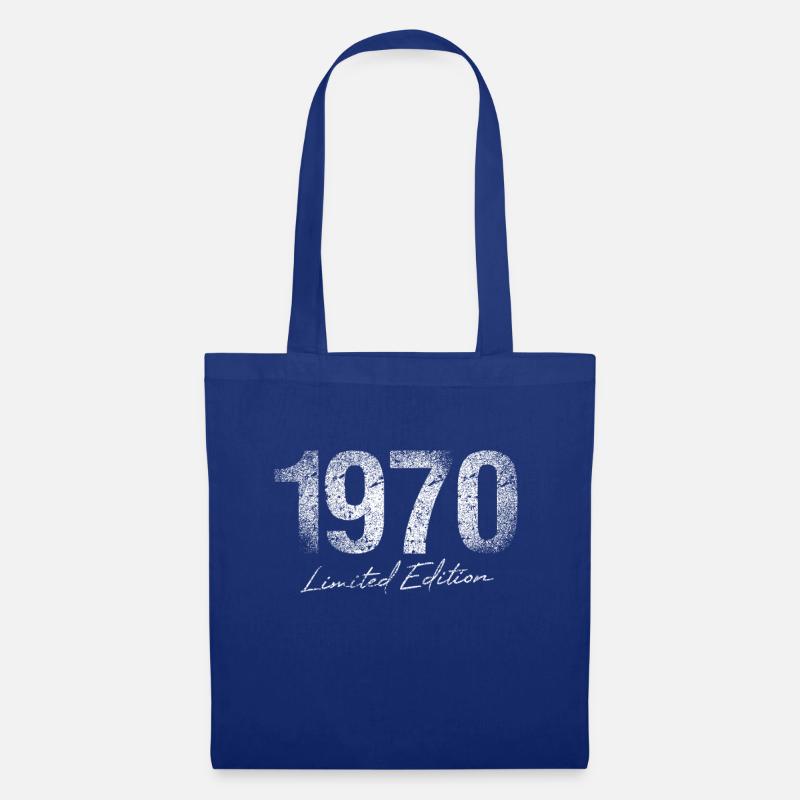 Geburtstag 1970 Limited Edition Geschenk Used Cool - Stoffbeutel - Royalblau