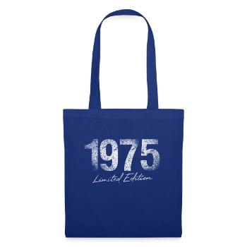 Geburtstag 1975 Limited Edition Geschenk Used Cool - Stoffbeutel - Royalblau - Vorne