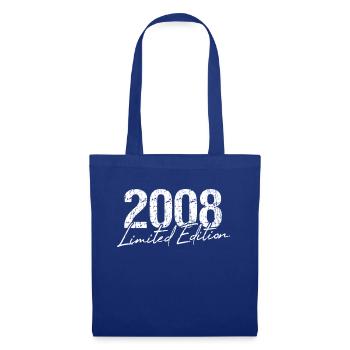 Anniversaire 2008 Édition Limitée Cadeau Occasion Cool - Sac en tissu - bleu royal - Devant