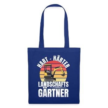 Hart Härter Landshaftsgärtner Gartenbau - Stoffbeutel - Royalblau - Vorne