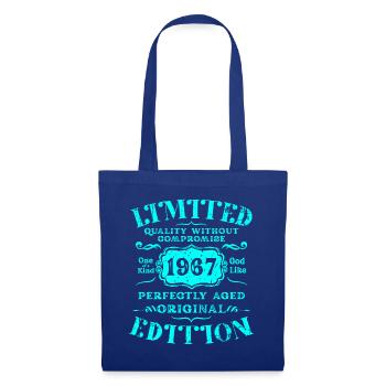 Anniversaire 1967 Édition Limitée Cadeau Occasion Cool - Sac en tissu - bleu royal - Devant
