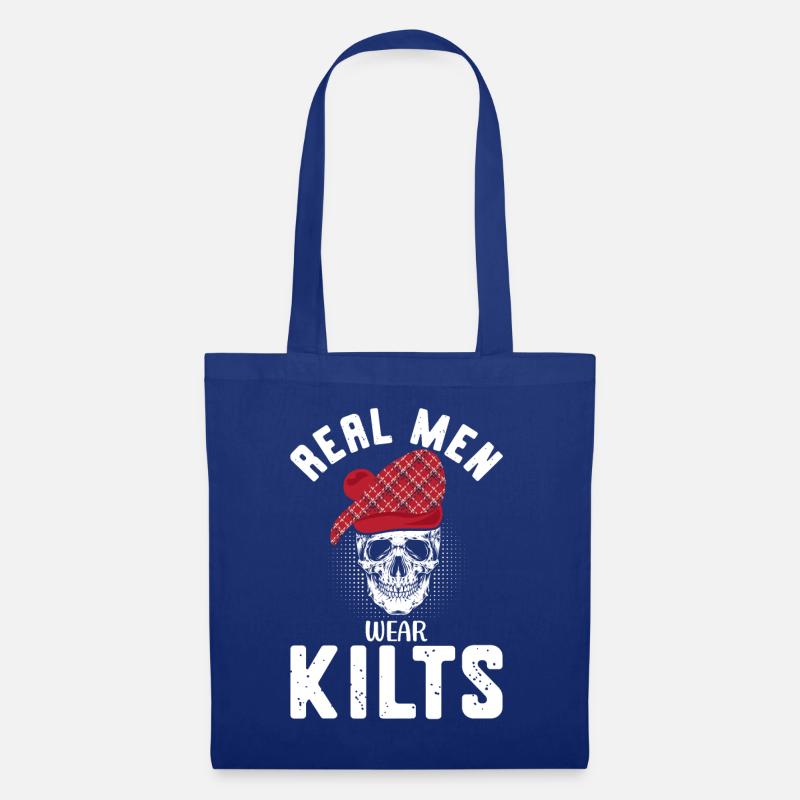 Kilt Männer Spruch Schottenrock - Stoffbeutel - Royalblau