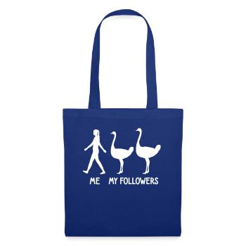 I My Followers Strauss Zoo Breeder Animal Keeper - Tote Bag - royal blue - Front