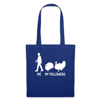 Je veux dire followers Turquie éleveur agriculteur agriculteur - Sac en tissu - bleu royal - Devant