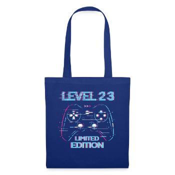 Anniversaire Niveau 23 Gaming Édition Limitée Gamer - Sac en tissu - bleu royal - Devant