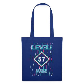 Birthday Level 57 Gaming Limited Edition Gamer - Tote Bag - royal blue - Front