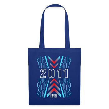 Geburtstag 2011 Gaming Limited Edition Gamer - Stoffbeutel - Royalblau - Vorne