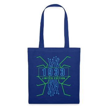 Geburtstag 1933 Gaming Limited Edition Gamer - Stoffbeutel - Royalblau - Vorne