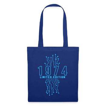 Geburtstag 1974 Gaming Limited Edition Gamer - Stoffbeutel - Royalblau - Vorne