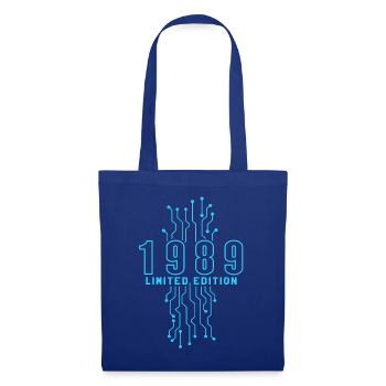 Geburtstag 1989 Gaming Limited Edition Gamer - Stoffbeutel - Royalblau - Vorne