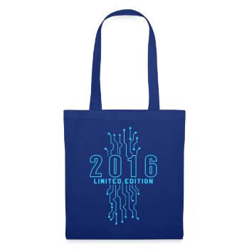 Geburtstag 2016 Gaming Limited Edition Gamer - Stoffbeutel - Royalblau - Vorne
