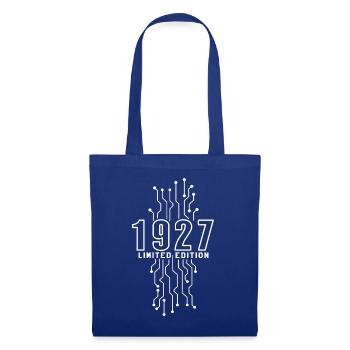 Geburtstag 1927 Gaming Limited Edition Gamer - Stoffbeutel - Royalblau - Vorne
