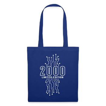Geburtstag 2000 Gaming Limited Edition Gamer - Stoffbeutel - Royalblau - Vorne