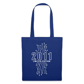 Geburtstag 2011 Gaming Limited Edition Gamer - Stoffbeutel - Royalblau - Vorne