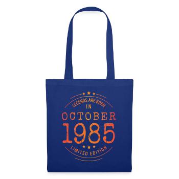 Anniversaire Octobre 1985 Edition Limitée Millésime - Sac en tissu - bleu royal - Devant