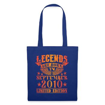 Birthday September 2010 Limited Edition Vintage - Tote Bag - royal blue - Front