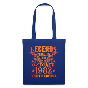 Anniversaire Octobre 1982 Edition Limitée Millésime - Sac en tissu - bleu royal - Devant