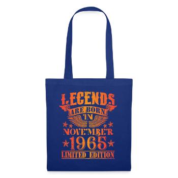 Birthday November 1965 Limited Edition Vintage - Tote Bag - royal blue - Front