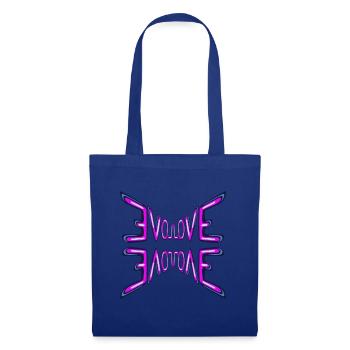 Love inscription mirrored - Tote Bag - royal blue - Front