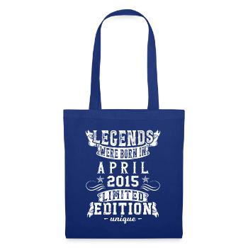 Anniversaire Avril 2015 Edition Limitée Millésime - Sac en tissu - bleu royal - Devant