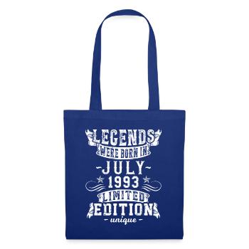 Anniversaire Juillet 1993 année Edition Limitée Millésime - Sac en tissu - bleu royal - Devant