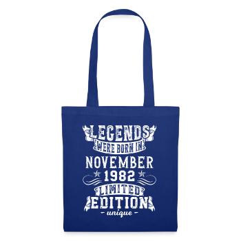 Anniversaire Novembre 1982 année Edition Limitée - Sac en tissu - bleu royal - Devant