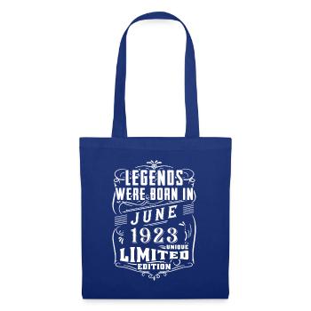 Anniversaire Juin 1923 Année Edition Limitée - Sac en tissu - bleu royal - Devant