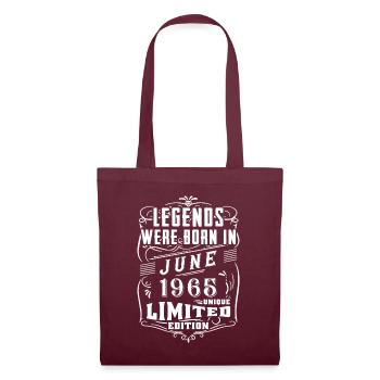 Anniversaire Juin 1965 Année Edition Limitée - Sac en tissu - bordeaux - Devant