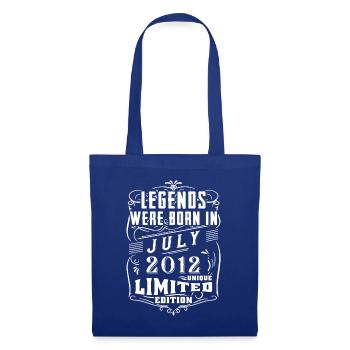 Birthday July 2012 Year Limited Edition - Tote Bag - royal blue - Front