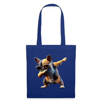 Funny Dabbing Dogs Animal Lover Dab Bulldog - Tote Bag - royal blue - Front
